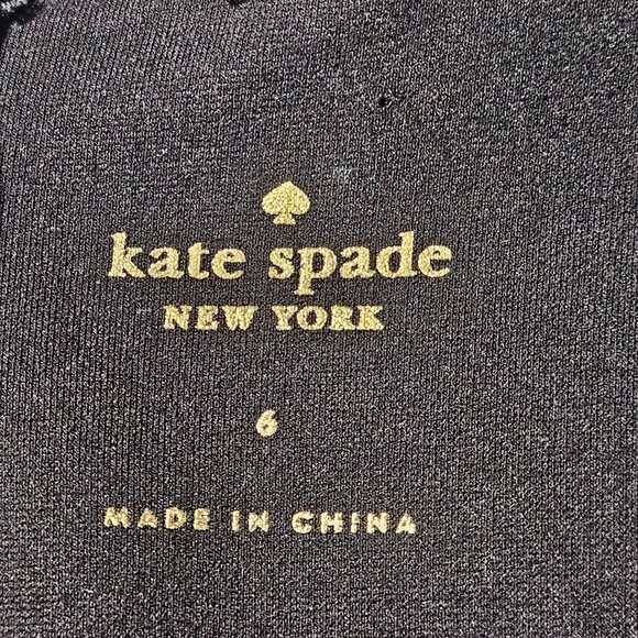 Kate Spade Black Scalloped Dress – Coquette, Quiet Luxury, Holiday Party - Picture 4 of 12